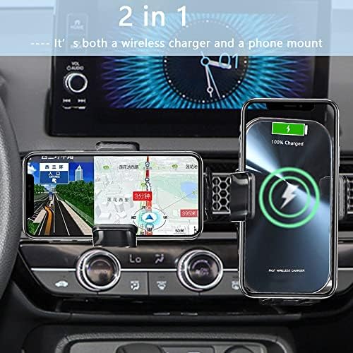 Audi A3, S3, RS3 2014-2020 Wireless Car Phone Holder with 15 W Fast Charging – Auto-Clamping Mount for Air Vent/Dashboard, Premium Compatibility with i Phone, Samsung, LG – Elevate Your Driving Experience with Secure Power and Style