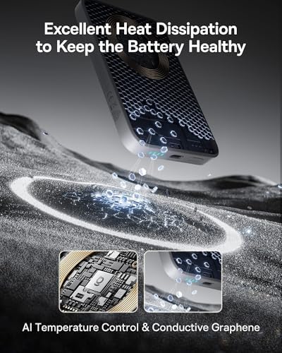 Baseus Mag Safe Power Bank 10,000 m Ah – Qi2 Certified 15 W Wireless Charger with 22.5 W USB-C Fast Charging for i Phone 16/15/14/13/12 Pro Series – Lightweight, Magnetic Battery Pack for Effortless On-the-Go Charging