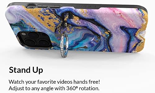 Transform Your i Phone 16, 15, 14, 13, 12 with VELVET CAVIAR’s Amethyst Purple Leopard Mag Safe-Compatible Grip – Stylish Magnetic Ring Holder & Adjustable Stand for Effortless Hands-Free Viewing, Secure Texting, and Enhanced Usability – Elevate Your Mobile Experience with Durable, Lightweight, and Customizable Accessory