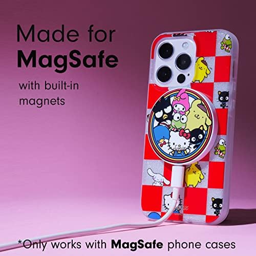 Sonix x Sanrio Hello Kitty & Care Bears Magnetic Mag Safe Charger for i Phone 12-16 Series | 6.5 ft USB-C Fast Wireless Charging Cable | Stylish, Playful, and Efficient Power Solution for Your Device