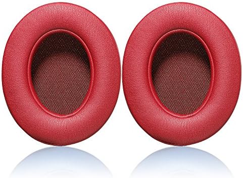 Upgrade Your Audio Experience with JECOBB Studio 2.0 Replacement Earpads – Premium Protein Leather & Memory Foam Ear Cushions for Beats Studio 2 Wired/Wireless Models B0500/B0501 (Vibrant Red) – Enhanced Comfort & Sound Isolation for Ultimate Listening Enjoyment