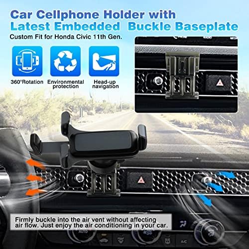 Universal Car Phone Holder for Nissan Rogue (2014-2020), Rogue Sport (2017-2023) & Murano (2015-2023) – Premium Dashboard & Air Vent Mount Stand for Secure Device Positioning and Enhanced Driving Experience