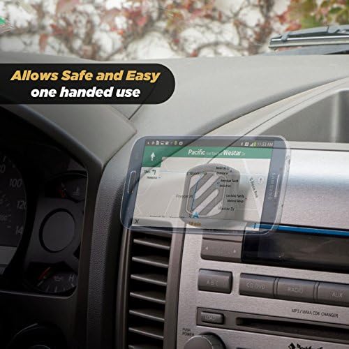Scosche MXDM Ultra-Strong Magnetic Car Phone Holder – Secure Dashboard Mount for i Phone, Samsung & All Smartphones – Effortless Hands-Free Navigation & Enhanced Driving Safety with Durable Metal Plate