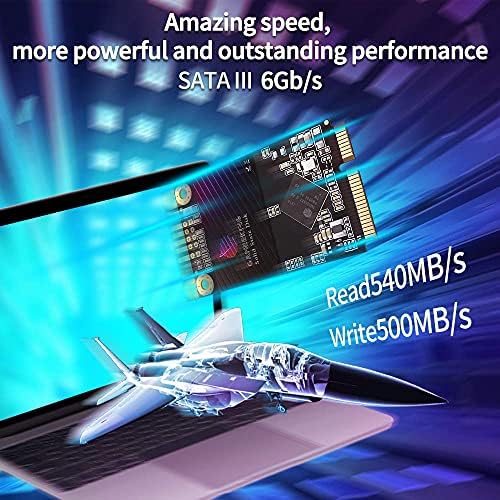 Transform Your Computing with GAMERKING 120 GB m SATA SSD – Lightning-Fast Internal Solid State Drive for Desktops and Laptops, SATA III 6 Gb/s for Superior Speed and Reliability