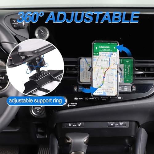 Phone Mount for 2022-2024 Lexus ES 250 350 300h, Phone Holder Mount for Dashboard Air Vent Fit for iPhone & All Smartphones (Style A) – Enhanced Compatibility and Speed