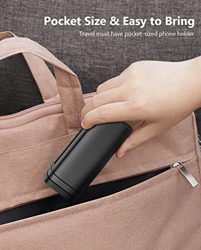 Mii KARE Universal Airplane Phone Holder – Innovative 360-Degree Rotating Smartphone Mount for Ultimate In-Flight Entertainment, Lightweight and Durable Travel Companion for Effortless Viewing on Tray Tables, Perfect for Long Flights and Quick Getaways