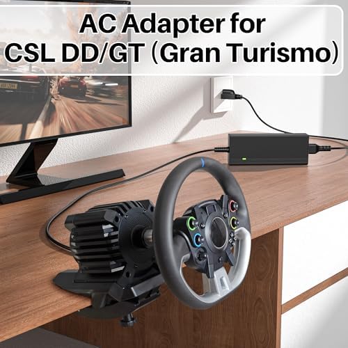 Unleash Unmatched Racing Performance with the 24 V High-Efficiency AC DC Power Adapter for Fanatec Boost Kit 180, Optimized for CSL DD and GT Simulators – Exceptional Reliability, Rapid Charging, and Seamless Power Delivery for Ultimate Racing Excitement