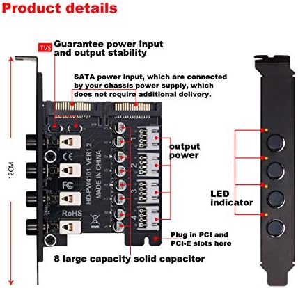 Effortless Storage Management: 4-Channel SATA Power Switch Module for 2.5/3.5 Inch HDD/SSD – Seamless Control for Up to Four Drives, Enhanced Compatibility, and Speed Optimization for Data-Intensive Applications