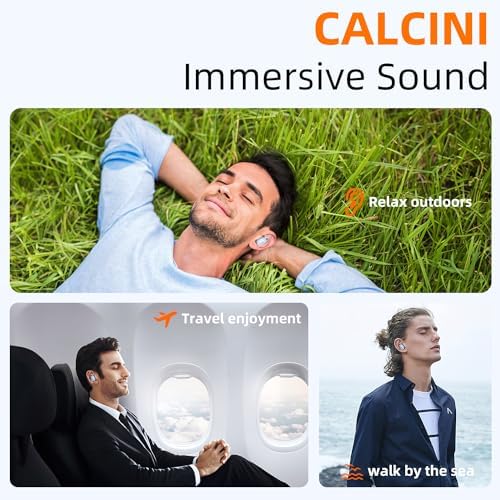 IPX8 Waterproof Wireless Earbuds with Touch Control – Bluetooth 5.3 Headphones for Sports & Workouts, Deep Bass Sound, Ergonomic Fit, and 30-Hour Playtime for Ultimate Audio Enjoyment and Active Lifestyle