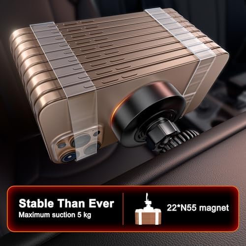 Revolutionary 15 W Mag Safe Car Charger with Retractable Cable – Advanced Magnetic Wireless Phone Holder for i Phone 12 to 16 Pro Max, 360° Adjustable Viewing, Ultimate Stability with Strongest Magnet Technology, Universal Air Vent Clip for Seamless Integration in All Vehicles – Fast Charging Convenience for a Tangle-Free Drive Experience
