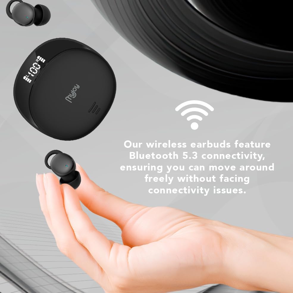 Discover Unmatched Comfort with My Joy Invisible Bluetooth Sleep Earbuds – Wireless Freedom for Meditation, Travel, and Restful Nights – Sleek Black Design – Perfectly Engineered for All-Night Wear, Effortless Connectivity, and Enhanced Device Compatibility – Enjoy Premium Sound Quality and Long Battery Life for Continuous Audio Bliss – Ideal for Mindfulness Practices and Sleep Deprivation Relief – Lightweight and Discreet for Seamless Use – Durable Construction Ensures Everyday Reliability – Transform Your Relaxation Experience with Innovative Noise-Isolating Technology.