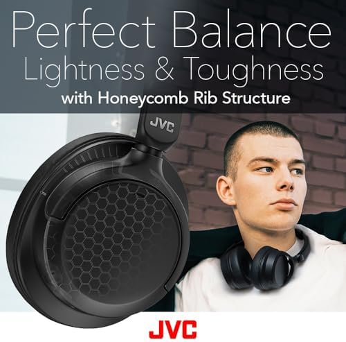 Elevate Your Audio Experience with JVC HA-S75 N Over-Ear Wireless Headphones – Advanced Active Noise Cancelling, Bluetooth 5.3 Connectivity, and Three Customizable Audio Profiles for Ultimate Comfort and Sound Quality – Perfect for Long Journeys, Remote Work, and Immersive Listening with Luxurious Cushions and 35-Hour Battery Life – Lightweight, Foldable Design for Effortless Portability and Unmatched Versatility
