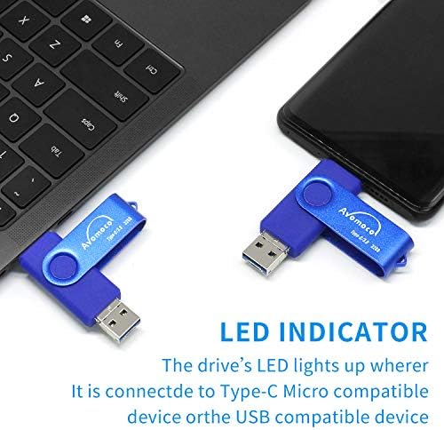 Maximize Your Photo Storage with the 3.1 128 GB High-Speed 3-in-1 Flash Drive – Ultimate Backup Solution for Android Phones, Tablets & PCs with Type C, Micro USB & USB-A Compatibility – Ideal for Samsung, LG, Google, Huawei & More – Quick Data Transfer & Portable Design for Effortless Memory Management