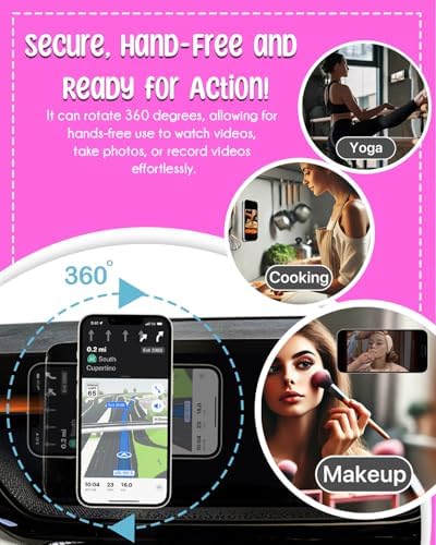Sleek Pink Magnetic Silicone Suction Cup Phone Mount – Effortless Hands-Free Support for Selfies & Videos, Durable Grip, One-Touch Operation, Lightweight & Versatile Design for All Phone Models