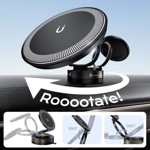 Revolutionary 360° Magnetic Car Phone Holder – Versatile Suction Mount for All Mag Safe Devices – Ultimate Convenience for Drivers, Fitness Enthusiasts, and Beauty Applications – Experience Superior Stability with Innovative Vacuum Technology – Compact and Foldable Design for Easy Portability – Seamlessly Navigate Hands-Free While Ensuring Maximum Safety and Comfort on the Road