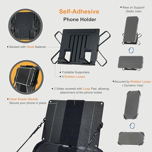 Ultimate Multi-Functional Neck Mount & Waist Bag for i Phone 16 Pro Max, 15, 14 – Adjustable Hands-Free Phone Holder for Seamless Streaming, Vlogging, and Outdoor Adventures – Lightweight, Durable Design for Effortless Connectivity on the Go