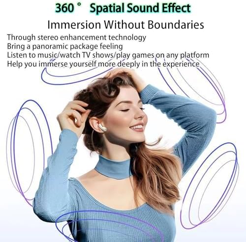 Revolutionary AI Translator Earbuds for Effortless Global Communication – Real-Time Two-Way Language Translation in 144 Languages, Bluetooth Connectivity, and Waterproof Design Perfect for Adventurers and Professionals (Chic White Finish)