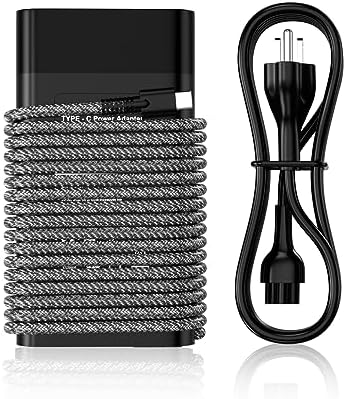 High-Performance 90 W USB-C Laptop Charger for Dell XPS & Latitude Models – Fast Charging AC Adapter with Braided Cable, Enhanced Safety Features and Universal Compatibility for Efficient Power Delivery High-Performance 90 W USB-C Laptop Charger for Dell XPS & Latitude Models – Fast Charging AC Adapter with Braided Cable, Enhanced Safety Features and Universal Compatibility for Efficient Power Delivery