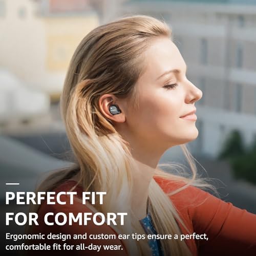 TOZO Premium Hybrid Active Noise Cancelling Wireless Earbuds – Advanced Bluetooth 5.3 Technology with 59-Hour Playtime, 6-Microphone Clarity for Crystal-Clear Calls, IPX8 Waterproof for Ultimate Durability, App-Controlled Customizable 32 EQ Settings for Personalized Audio Experience – Ideal for Active Lifestyles and Audiophiles Seeking Exceptional Sound Quality
