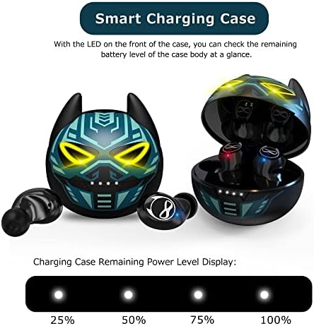 Kids Bluetooth 5.3 Wireless Earbuds with Touch Control – Adorable Pink Kitty Charging Case, IPX5 Waterproof Design, Hi-Fi Stereo Sound, Built-in Microphone for Clear Calls – Perfect for Young Music Lovers and Gamers