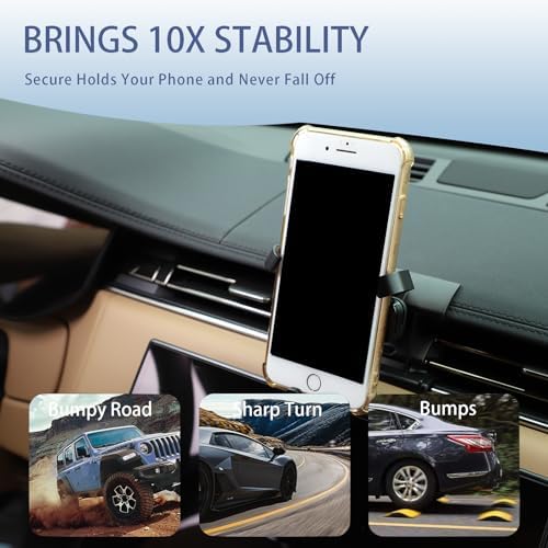 Ultimate Car Phone Holder Mount for Land Rover Range Rover Sport/Vogue 2023-2024 – Secure Central Air Outlet Mobile Bracket for Effortless Navigation and Enhanced Safety During Every Drive