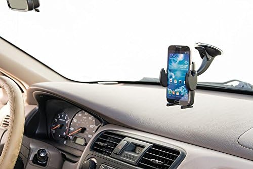 ARKON Universal Windshield and Dash Phone Holder Mount – Secure i Phone X, 8, 7, 6 S, 6 & Galaxy Note Support, 360° Rotation, Enhanced Stability for Safe Driving & Hands-Free Use – Perfect Smartphone Accessory for Navigation & Calls