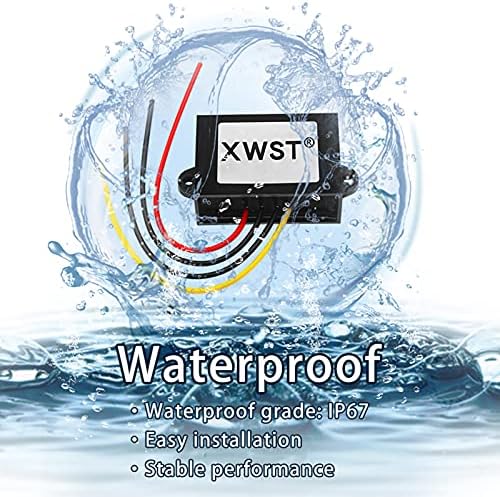 Versatile Waterproof DC/DC Buck Converter: 36 V/48 V to 5 V Step Down Module – 6 A, 30 W Power Supply for Automotive, Marine & Solar Applications – Enhanced Efficiency & Safety Features for Reliable Power Delivery