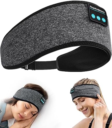 Adjustable Wireless Sports Headband with Integrated Speakers – Optimal Comfort for Active Lifestyles, Yoga, and Rest – Long-Lasting Battery Life & Broad Device Compatibility for Ultimate Freedom