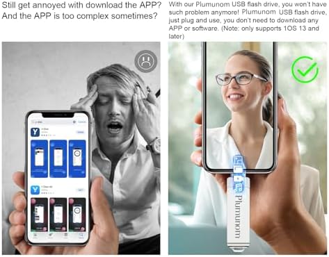 128 GB Photo Stick for i Phone – Ultimate USB Flash Drive for Seamless Photo and Video Storage Across i OS, Android & PC – No App Needed, High-Speed Transfer, and Compact Design for Effortless Media Management