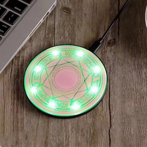 20 W High-Speed Wireless Charging Pad with Stylish Breathing Light – Versatile Desktop Charger for Phones, Tablets & Headphones – Efficient, Safe, and Portable Power Solution