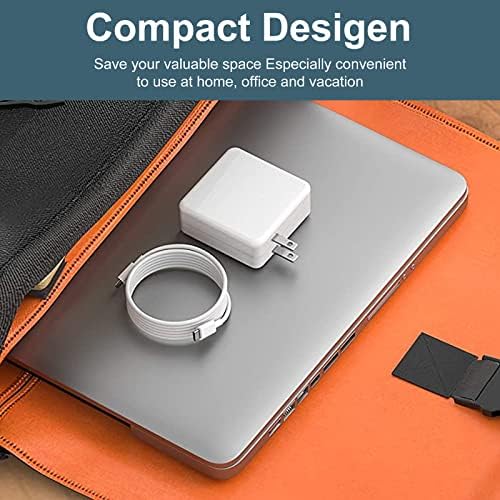 Ultra-Fast 118 W USB-C Mac Book Pro Charger with 6.6 ft Cable – Enhanced Compatibility for M1, M2, M3, M4 Models & i Pad Pro – Optimal Charging Efficiency, Overheat Protection & Compact Design for All USB-C Devices
