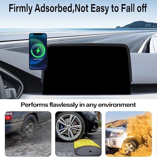 Car Phone Holder for 2020-2025 Ford Escape Accessories Apply to 8 Inch Touch Screen 15W Fast Wireless Charger Screen Fixed Clip Cell Phone Mount Hands-Free 360 Degree Rotation – Enhanced Compatibility and Speed