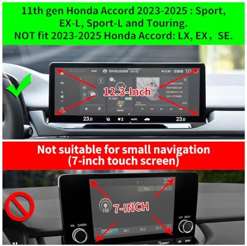 Premium Car Phone Holder for Honda Accord 2008-2012 EX-L V6 – Enhanced 360-Degree Rotation Dashboard Mount with Bar Display for Optimal Navigation and Hands-Free Convenience – Stylish Automotive Accessory for Seamless Integration and Easy Installation