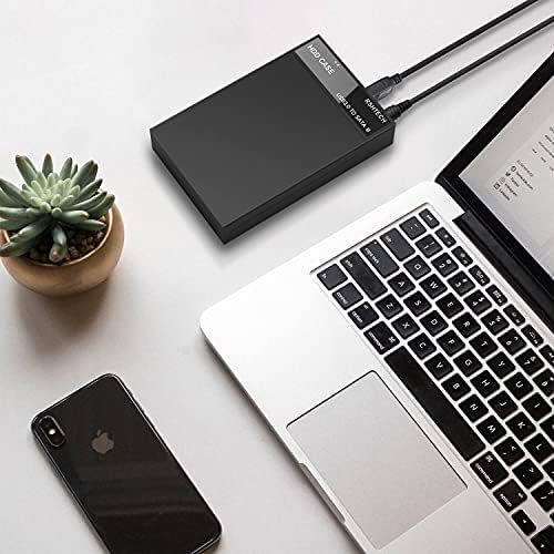 RSHTECH USB 3.0 to SATA External Hard Drive Docking Station – 3.5-Inch HDD/SSD Enclosure with UASP Support for Lightning-Fast Transfers up to 16 TB – Sleek Black Design for Effortless Data Backup and Expansion