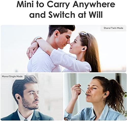 PALOVUE Bluetooth 5.3 Wireless Earbuds – Premium Deep Bass In-Ear Headphones with Built-In Microphone, 35 Hours Playtime, Compact Charging Case, Ideal for Sports, Work, and Everyday Use – Unmatched Comfort and Durability for i Phone & Android Users