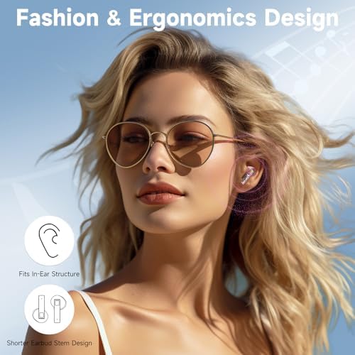 Discover the aigo True Wireless Earbuds: Cutting-Edge Bluetooth 5.4 Headphones with Touch Controls, Water-Resistant Design, and Dual-Microphone Clarity – Vibrant Super Shine Yellow with Convenient Neck Lanyard for Effortless On-the-Go Listening and Enhanced Audio Quality.