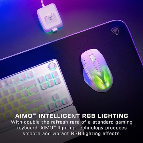Experience Unmatched Gaming Precision with Turtle Beach Vulcan TKL Tenkeyless Mechanical Keyboard – Linear Titan Switch, Customizable AIMO RGB Lighting, Durable Aluminum Build, and Portable USB-C Connectivity for Ultimate Performance and Style
