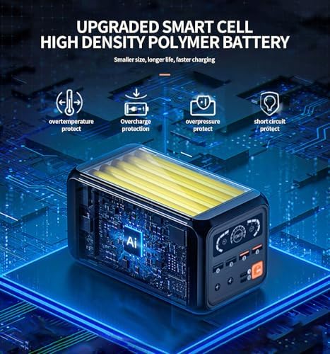 High-Capacity 60000 m Ah Portable Charger for Ultimate Power on the Go – 45 W Fast Charging External Battery Pack with LED Display and Versatile USB-C Port – Perfect for i Phone, Android, Samsung Galaxy, and Outdoor Adventures – Reliable Travel Companion in Sleek Blue Design