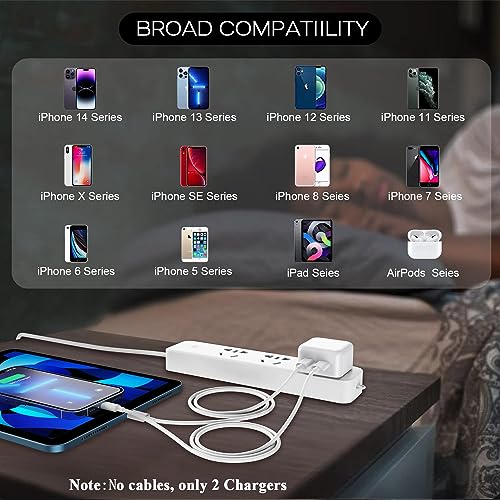Ultra-Fast Dual USB-C Wall Charger for i Phone 15 – 40 W Power Delivery Adapter, Compact and Foldable Design for On-the-Go Charging, Ideal for i Phone 15/14/13 Pro, i Pad, and More – Maximum Efficiency with Enhanced Safety Features