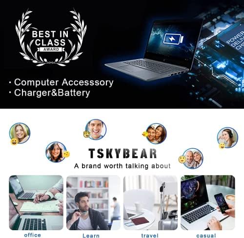 High-Performance TSKYBEAR 170 W AC Adapter for Lenovo Think Pad Series – Ultimate Replacement Charger for W541, W530, P50, P51, P52, P73, and Legion Y720 – Fast Charging, Enhanced Compatibility, CE/FCC/ROHS Certified – Ideal for Gamers and Professionals – 12-Month Warranty Included