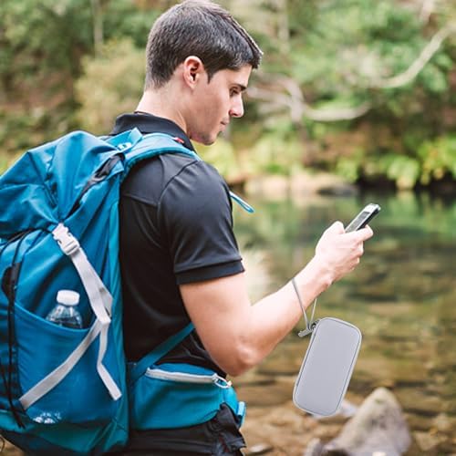 Khanka Premium Hard Travel Case for Anker Mag Go 6.6 k/10 k Power Banks & USB-C Adapters – Ultimate Protection & Organization on the Go, Shockproof Design with Soft Lining for Scratch Prevention, Lightweight & Compact Travel Accessory, Secure Zipper Closure for Safe Storage