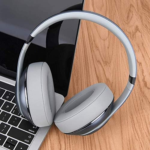 Transform Your Beats Studio Listening with Solo WIT Premium Replacement Ear Pads – Luxurious Soft Protein Leather Cushions Featuring Noise Isolation Memory Foam for Ultimate Comfort and Superior Sound Quality, Vibrant Orange Design for Enhanced Style with Studio 2 & 3 Headphones
