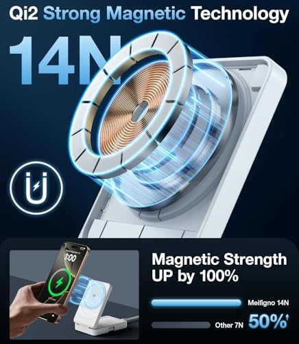 Revolutionize Your Charging Routine with the Qi2 Certified 3 in 1 Foldable Wireless Charger – Seamless Mag Safe Compatibility for i Phone 12-16, Apple Watch & Air Pods, 15 W Fast Charging Power, Includes 30 W Adapter for Ultimate Efficiency and Portability