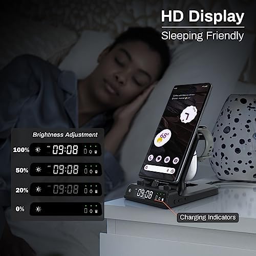 Revolutionary 3-in-1 USB C Charging Hub for Google Pixel Devices – 25 W Super Fast Charging Dock for Pixel Watch 1 & All Pixel Generations Including Pixel Buds Pro/2/A-Series – Sleek, Space-Efficient Design for Optimal Device Organization and Rapid Power-Up