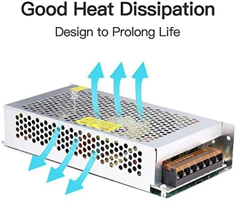 Ultra-Reliable 600 W DC 12 V 50 A Power Supply Adapter – Versatile AC 110/220 V to DC Converter for Seamless LED Lighting, Advanced CCTV Systems, High-Performance 3 D Printers, and Diverse Electronics – Enhanced Efficiency and Safety Features for Optimal Performance