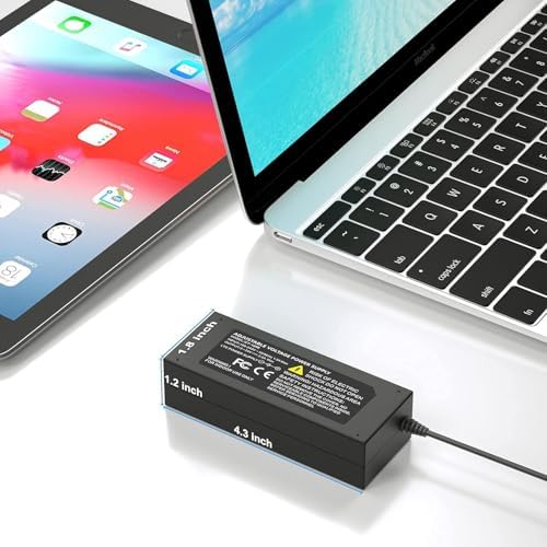 60 W Versatile AC to DC Power Supply Adapter with LED Voltage Indicator – Adjustable Output from 5 V to 24 V for Enhanced Device Compatibility, Featuring 10 Interchangeable Tips and Polarity Converter for Seamless Performance and User Convenience