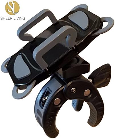 Universal Baby Stroller & Bike Phone Holder – Versatile Mount for Shopping Carts, Golf Carts, and More – Secure Clamp for i Phone and All Smartphones – Durable, Weather-Resistant Design for Active Lifestyles – Hands-Free Convenience for Parents and Fitness Enthusiasts