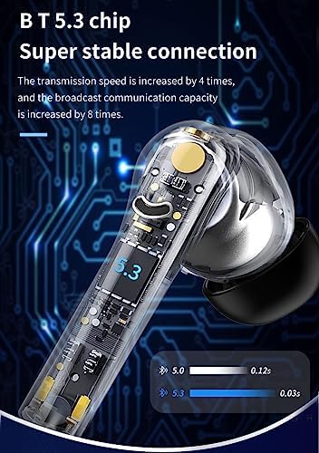 Experience Ultimate Audio Freedom with Quickpods M50 Pro True Wireless Earbuds – Bluetooth 5.3 with ANC & ENC, 36-Hour Playtime, IPX5 Waterproof Design, Ergonomic Comfort for i Phone & Android Users – Stylish Black with LED Power Display Charging Case