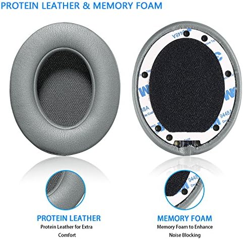 Upgrade Your Audio Experience with JECOBB Studio 2.0 Replacement Earpads – Premium Protein Leather & Memory Foam Ear Cushions for Beats Studio 2 Wired/Wireless Models B0500/B0501 (Vibrant Red) – Enhanced Comfort & Sound Isolation for Ultimate Listening Enjoyment