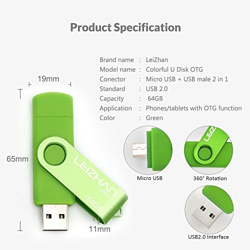 Unlock Ultimate Storage with LEIZHAN 128 GB OTG Flash Drive – Fast USB 2.0 Micro Pendrive for Android Devices, Perfect for Samsung Galaxy, Xiaomi, LG, Sony, One Plus, HTC, and Meizu – Reliable, Portable Memory Solution for Photos, Videos, and Documents